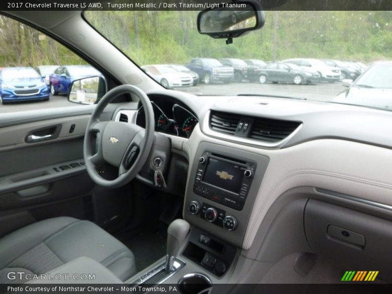 Tungsten Metallic / Dark Titanium/Light Titanium 2017 Chevrolet Traverse LS AWD