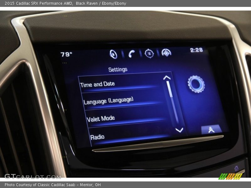 Black Raven / Ebony/Ebony 2015 Cadillac SRX Performance AWD