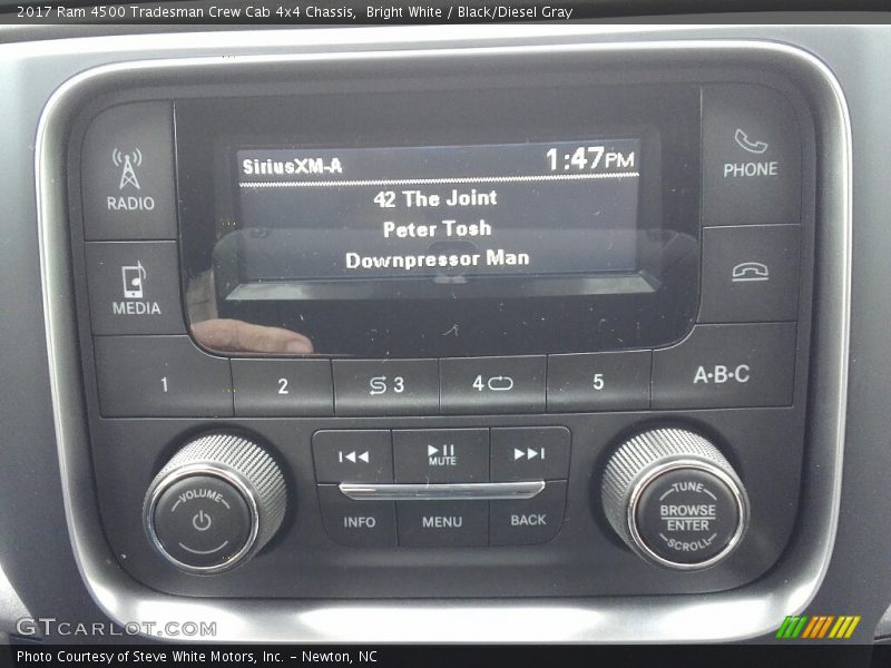 Bright White / Black/Diesel Gray 2017 Ram 4500 Tradesman Crew Cab 4x4 Chassis