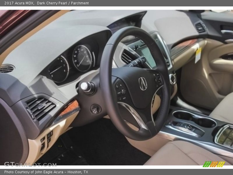 Dark Cherry Pearl / Parchment 2017 Acura MDX