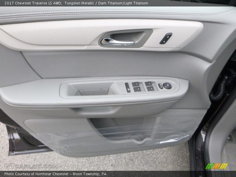 Tungsten Metallic / Dark Titanium/Light Titanium 2017 Chevrolet Traverse LS AWD
