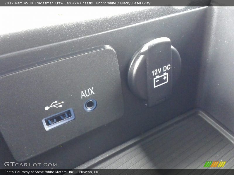 Bright White / Black/Diesel Gray 2017 Ram 4500 Tradesman Crew Cab 4x4 Chassis