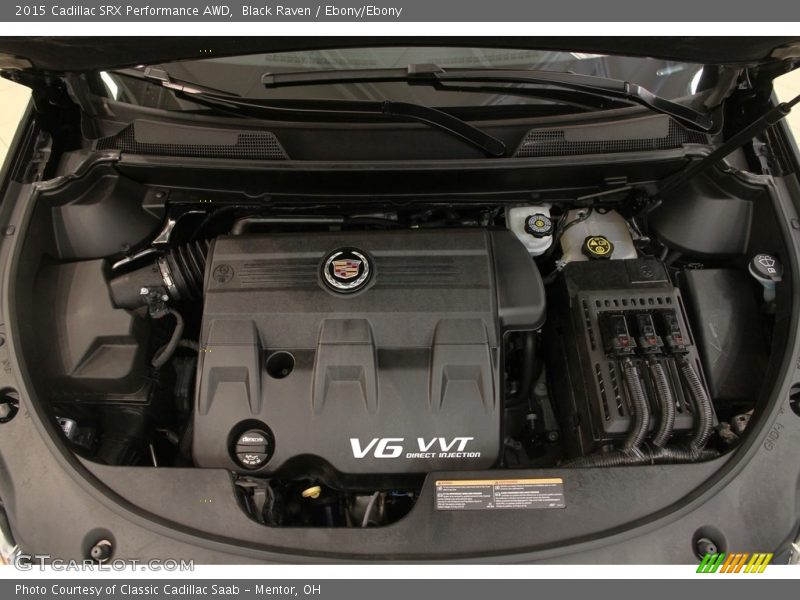 Black Raven / Ebony/Ebony 2015 Cadillac SRX Performance AWD