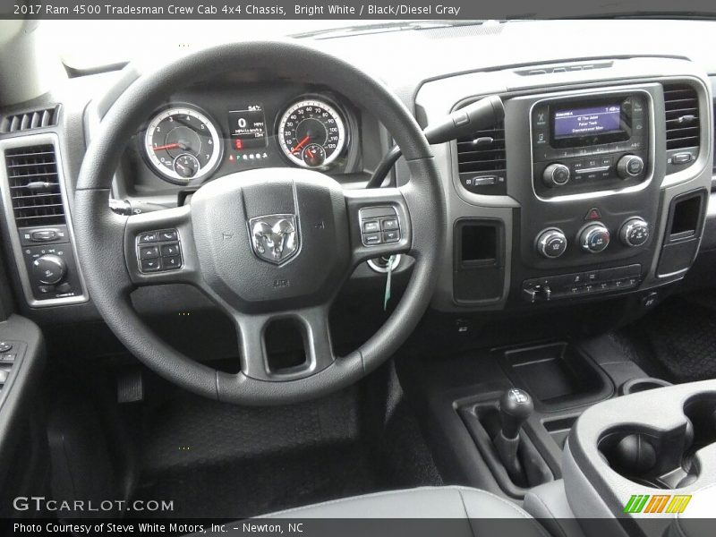 Dashboard of 2017 4500 Tradesman Crew Cab 4x4 Chassis
