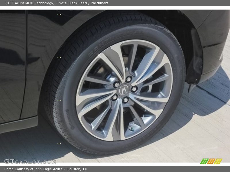 Crystal Black Pearl / Parchment 2017 Acura MDX Technology