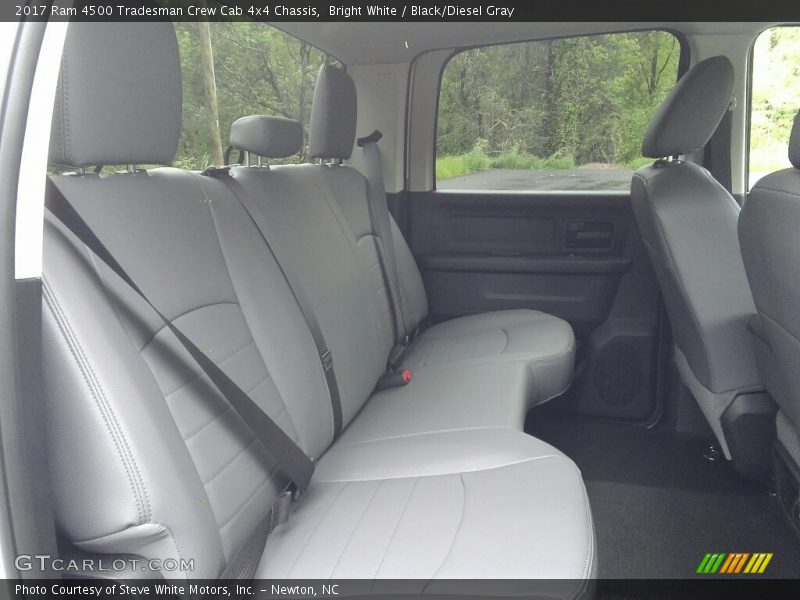 Rear Seat of 2017 4500 Tradesman Crew Cab 4x4 Chassis
