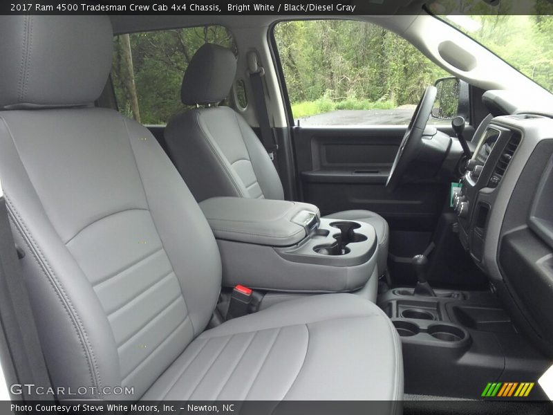Front Seat of 2017 4500 Tradesman Crew Cab 4x4 Chassis