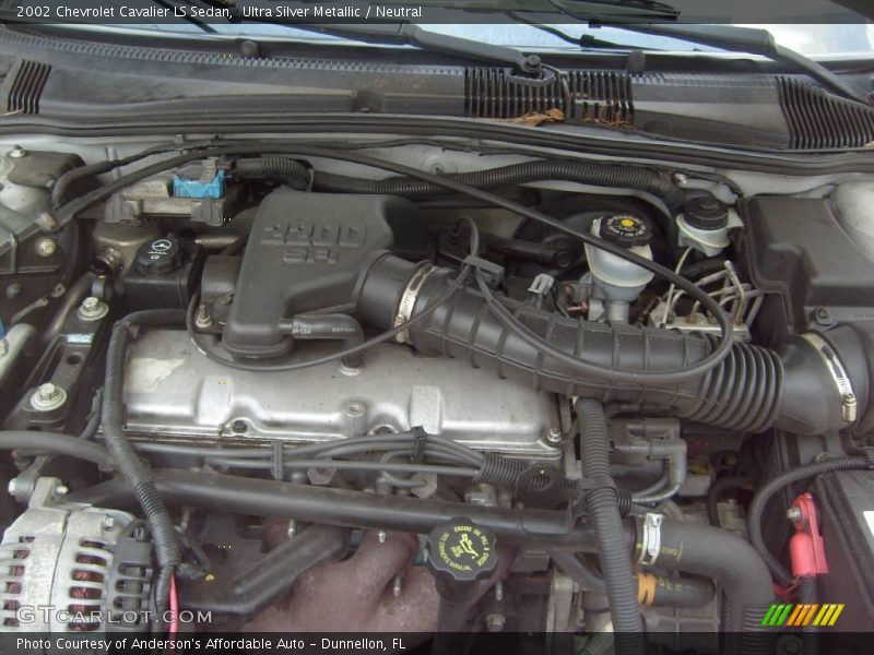 Ultra Silver Metallic / Neutral 2002 Chevrolet Cavalier LS Sedan