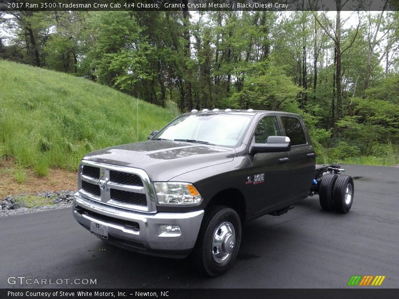 Granite Crystal Metallic / Black/Diesel Gray 2017 Ram 3500 Tradesman Crew Cab 4x4 Chassis