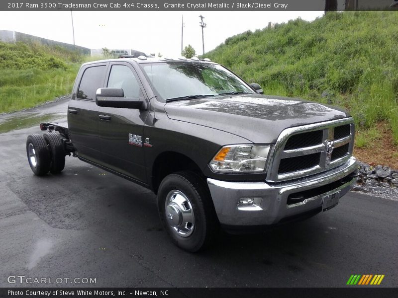 Granite Crystal Metallic / Black/Diesel Gray 2017 Ram 3500 Tradesman Crew Cab 4x4 Chassis