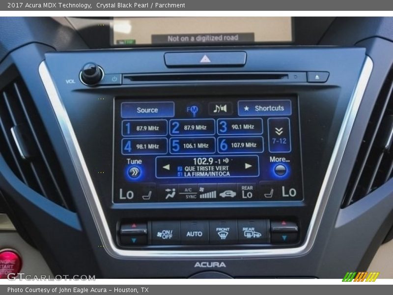 Crystal Black Pearl / Parchment 2017 Acura MDX Technology