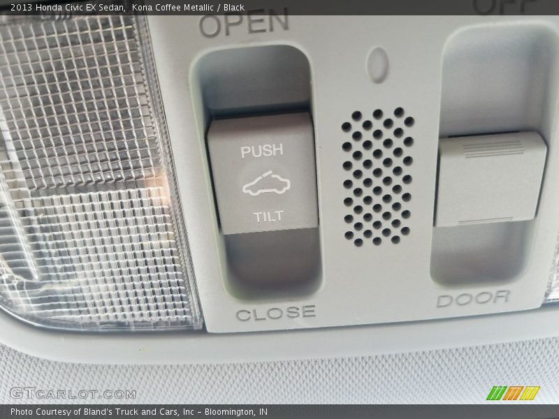 Kona Coffee Metallic / Black 2013 Honda Civic EX Sedan