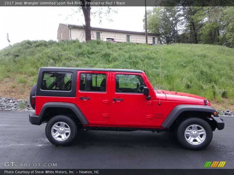 Firecracker Red / Black 2017 Jeep Wrangler Unlimited Sport 4x4 RHD