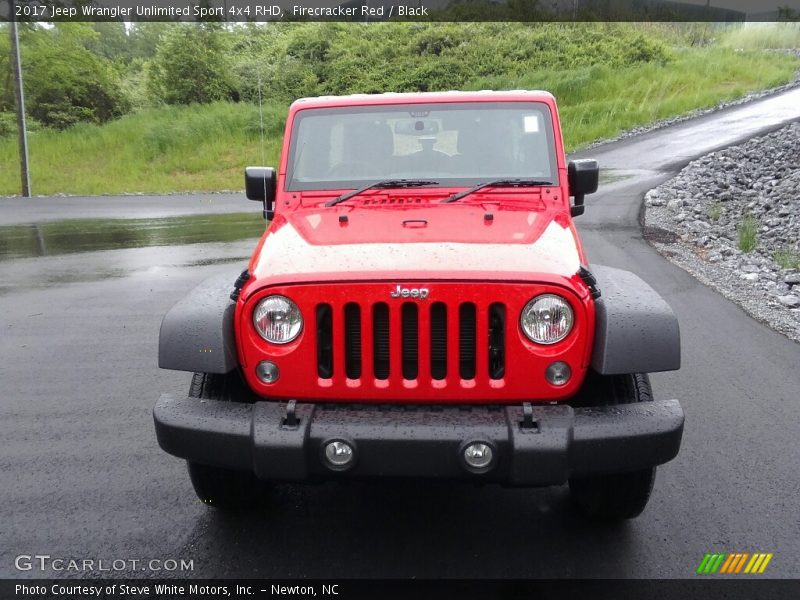 Firecracker Red / Black 2017 Jeep Wrangler Unlimited Sport 4x4 RHD