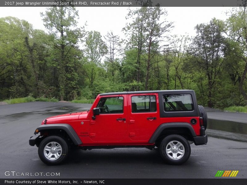 Firecracker Red / Black 2017 Jeep Wrangler Unlimited Sport 4x4 RHD