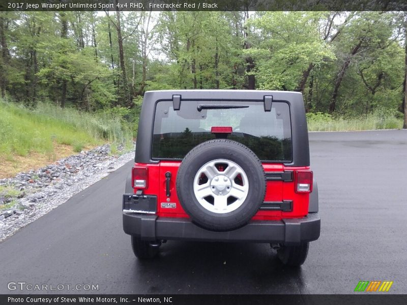 Firecracker Red / Black 2017 Jeep Wrangler Unlimited Sport 4x4 RHD