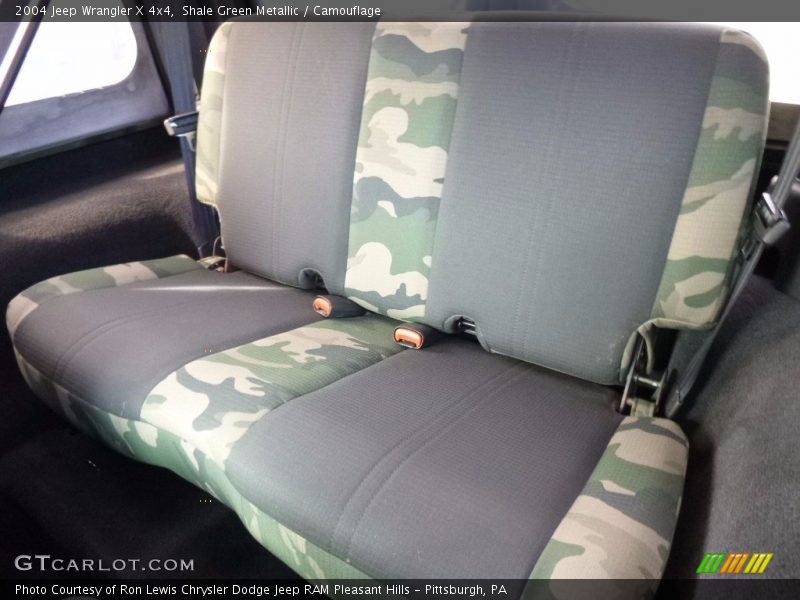 Shale Green Metallic / Camouflage 2004 Jeep Wrangler X 4x4