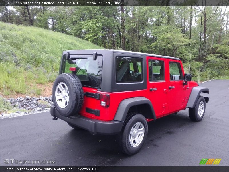Firecracker Red / Black 2017 Jeep Wrangler Unlimited Sport 4x4 RHD