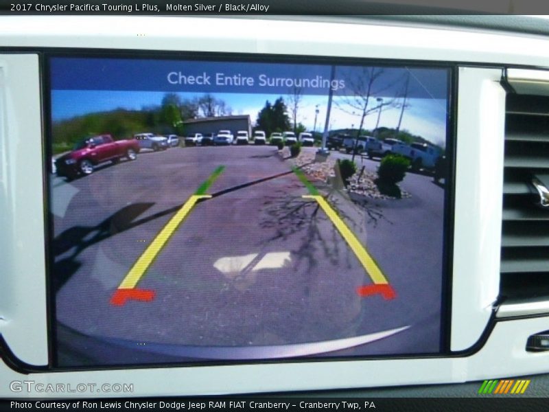 Molten Silver / Black/Alloy 2017 Chrysler Pacifica Touring L Plus