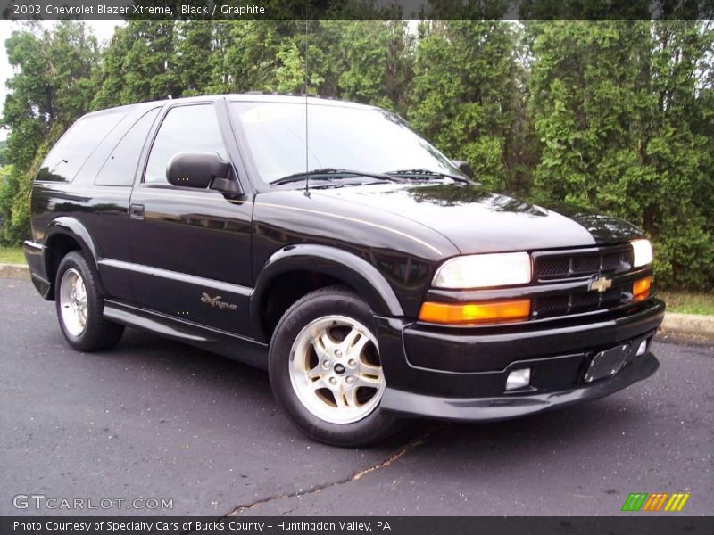 Black / Graphite 2003 Chevrolet Blazer Xtreme