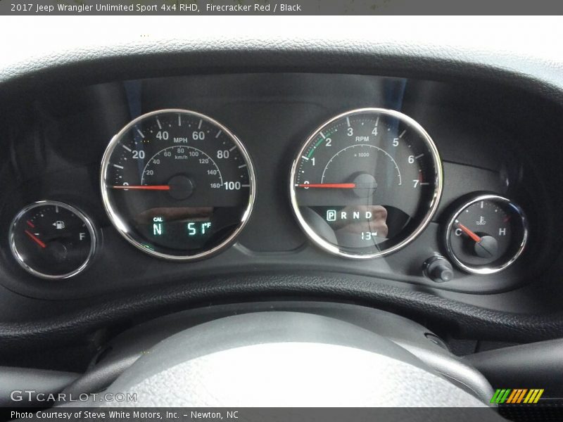  2017 Wrangler Unlimited Sport 4x4 RHD Sport 4x4 RHD Gauges