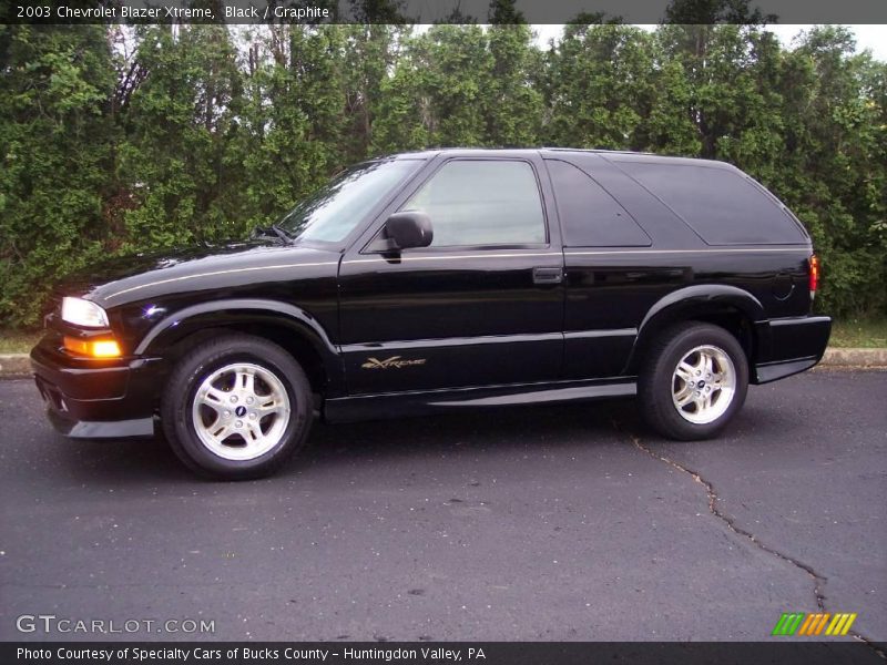 Black / Graphite 2003 Chevrolet Blazer Xtreme