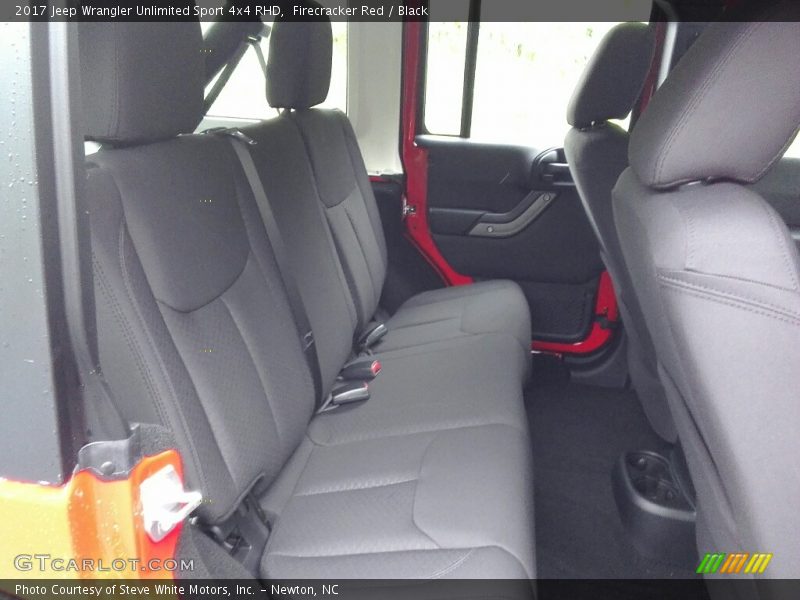 Rear Seat of 2017 Wrangler Unlimited Sport 4x4 RHD