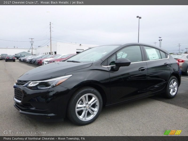 Mosaic Black Metallic / Jet Black 2017 Chevrolet Cruze LT