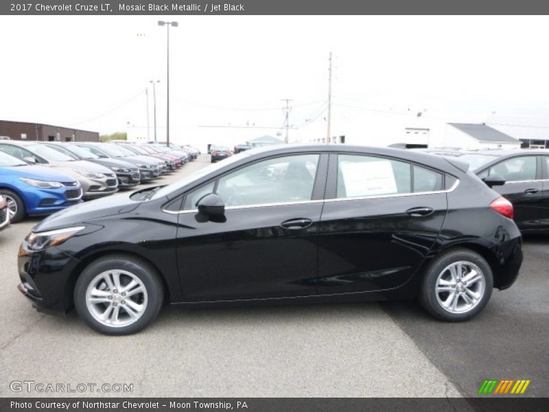 Mosaic Black Metallic / Jet Black 2017 Chevrolet Cruze LT