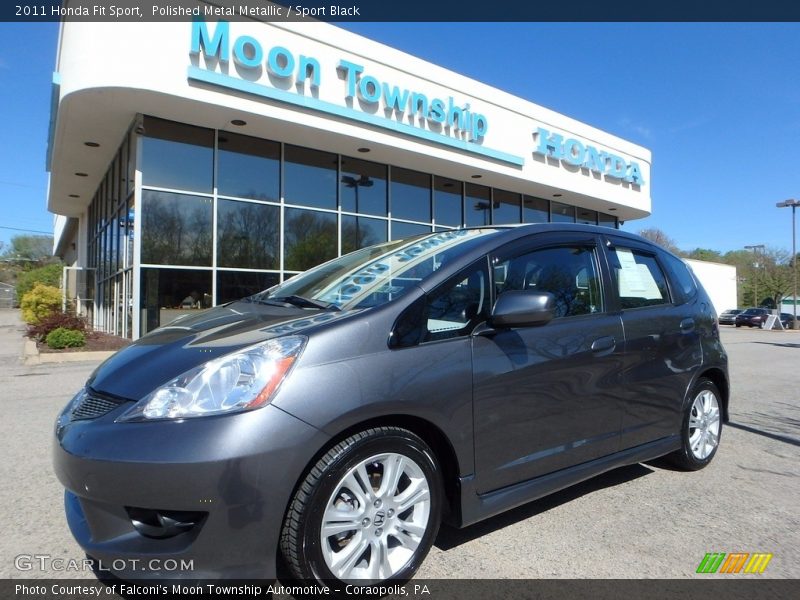 Polished Metal Metallic / Sport Black 2011 Honda Fit Sport