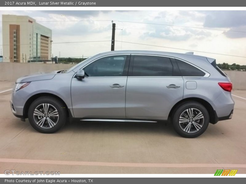 Lunar Silver Metallic / Graystone 2017 Acura MDX