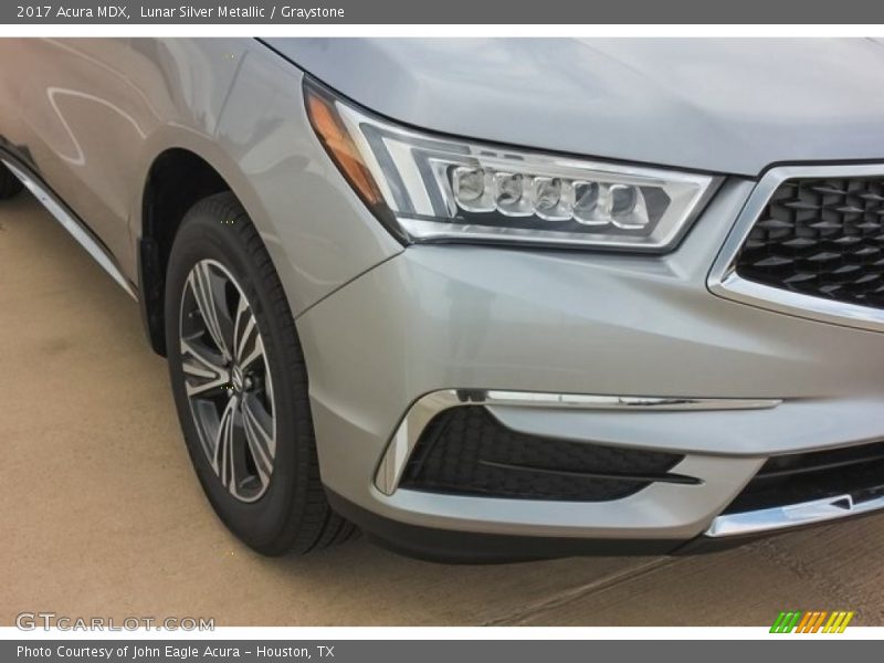 Lunar Silver Metallic / Graystone 2017 Acura MDX