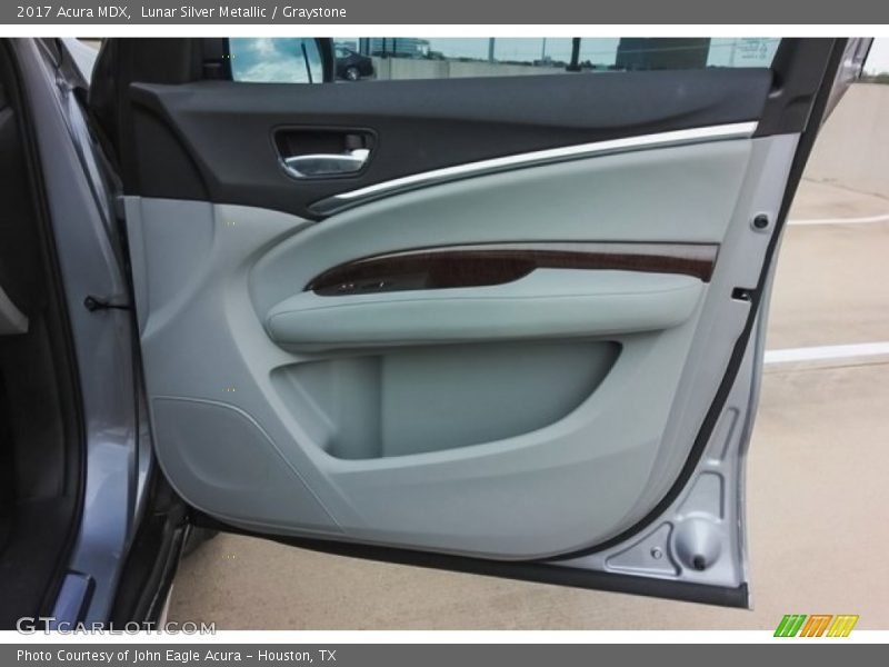 Lunar Silver Metallic / Graystone 2017 Acura MDX