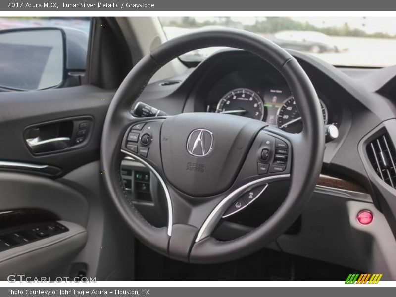 Lunar Silver Metallic / Graystone 2017 Acura MDX