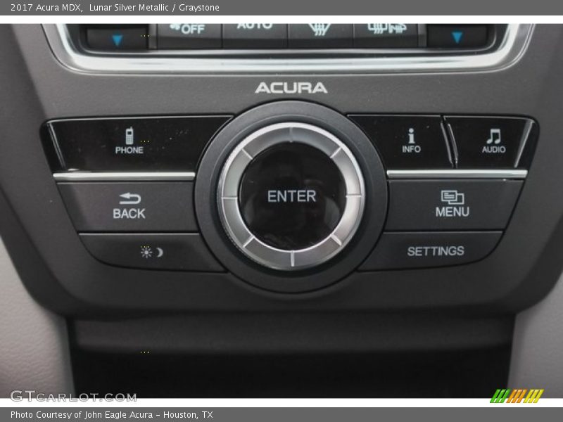 Lunar Silver Metallic / Graystone 2017 Acura MDX