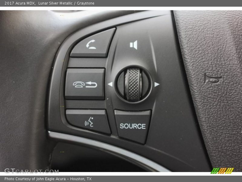Lunar Silver Metallic / Graystone 2017 Acura MDX