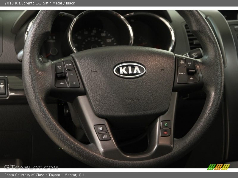 Satin Metal / Black 2013 Kia Sorento LX