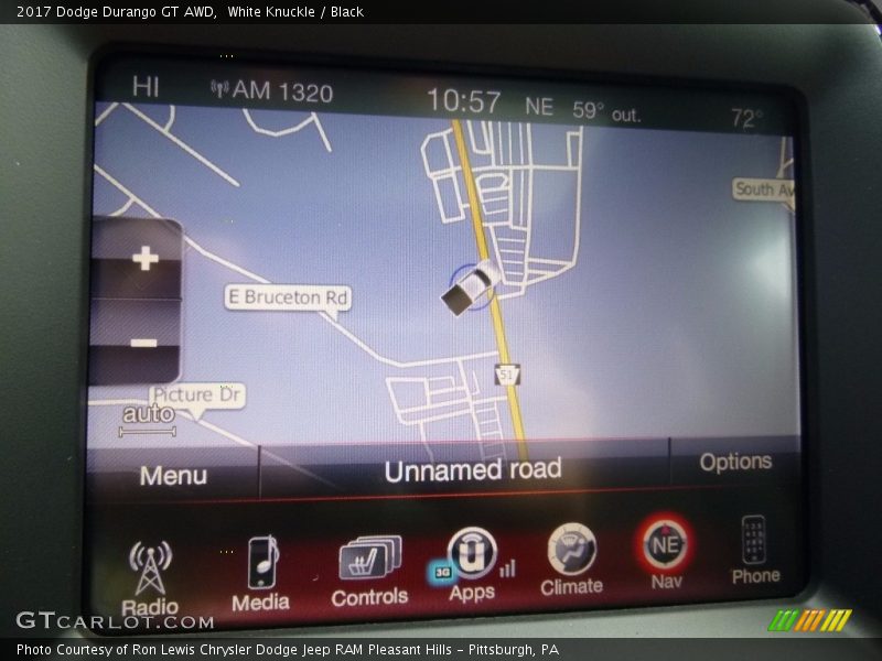 White Knuckle / Black 2017 Dodge Durango GT AWD