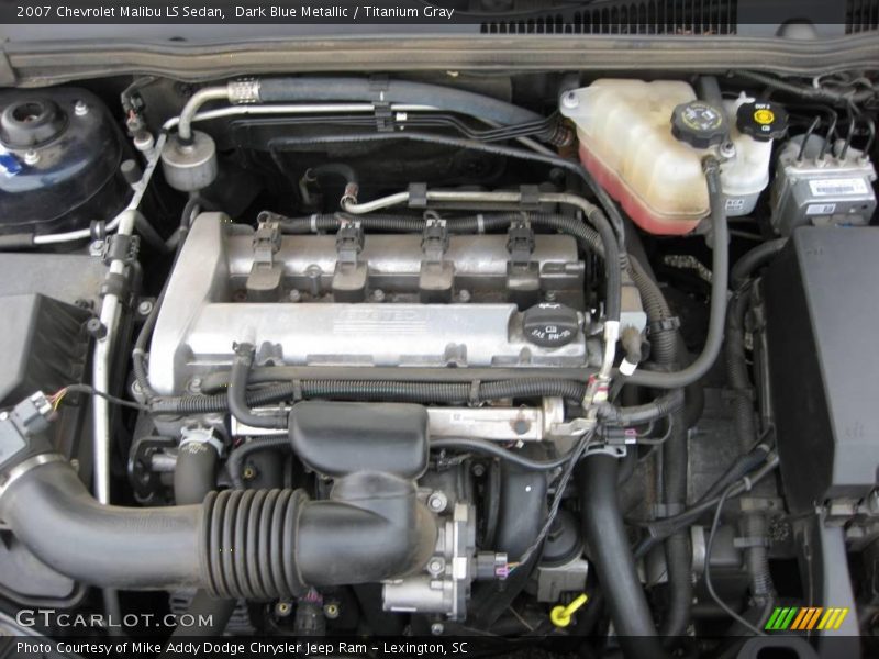 Dark Blue Metallic / Titanium Gray 2007 Chevrolet Malibu LS Sedan