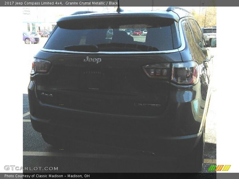 Granite Crystal Metallic / Black 2017 Jeep Compass Limited 4x4