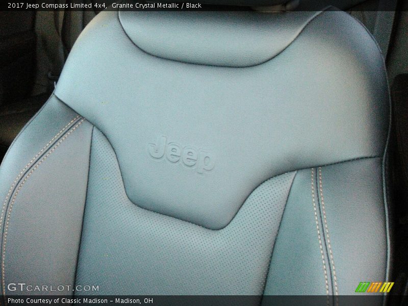 Granite Crystal Metallic / Black 2017 Jeep Compass Limited 4x4