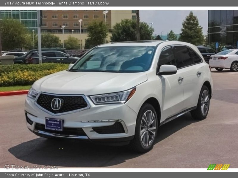 White Diamond Pearl / Ebony 2017 Acura MDX Technology