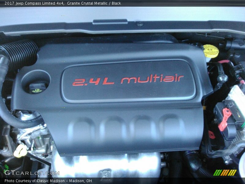 Granite Crystal Metallic / Black 2017 Jeep Compass Limited 4x4