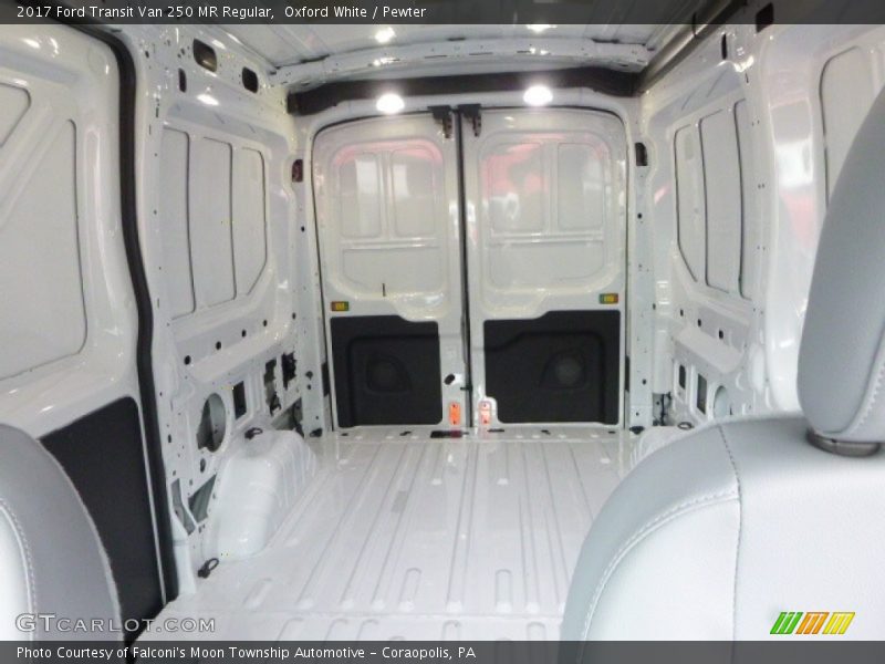 Oxford White / Pewter 2017 Ford Transit Van 250 MR Regular