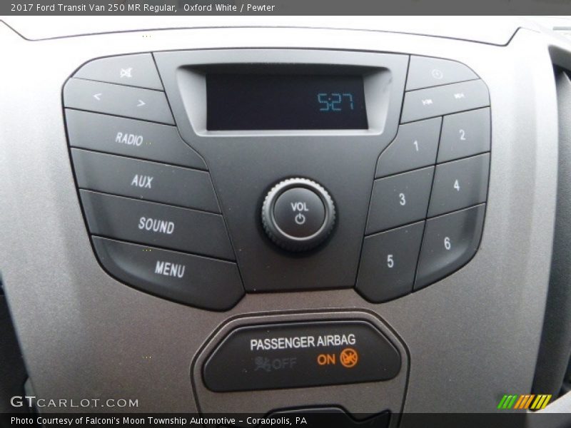 Oxford White / Pewter 2017 Ford Transit Van 250 MR Regular