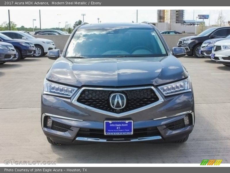 Modern Steel Metallic / Ebony 2017 Acura MDX Advance