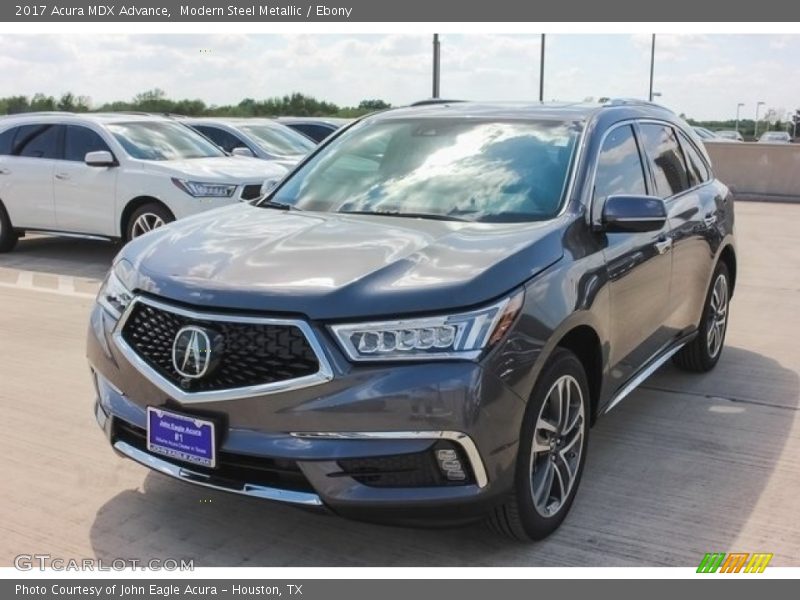 Modern Steel Metallic / Ebony 2017 Acura MDX Advance