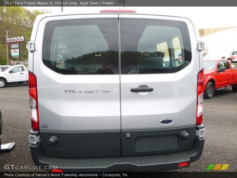 Ingot Silver / Pewter 2017 Ford Transit Wagon XL 350 LR Long