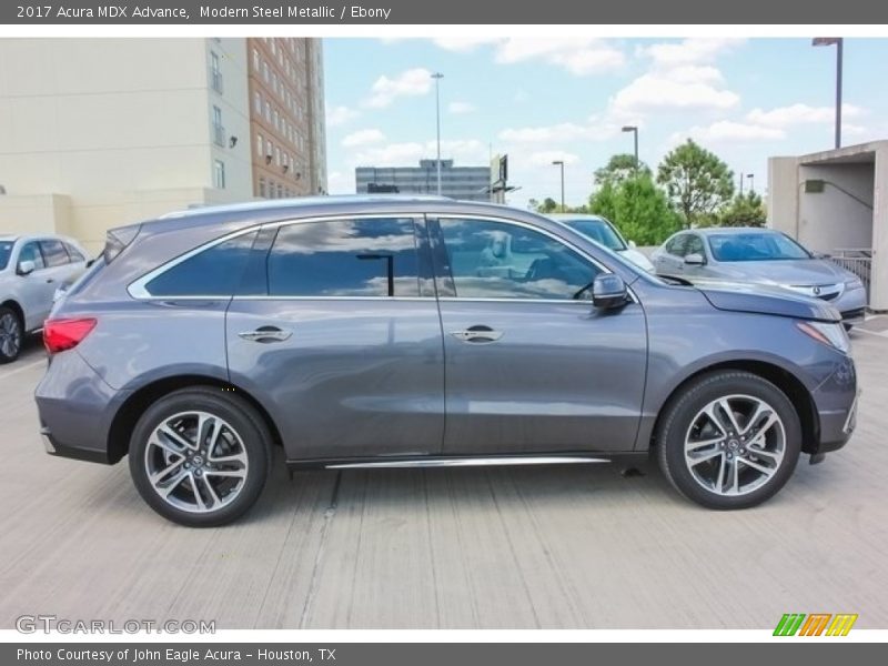 Modern Steel Metallic / Ebony 2017 Acura MDX Advance