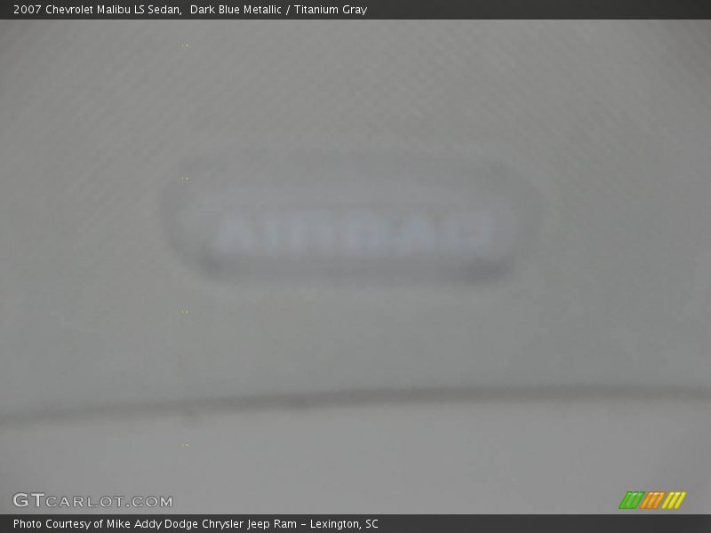 Dark Blue Metallic / Titanium Gray 2007 Chevrolet Malibu LS Sedan
